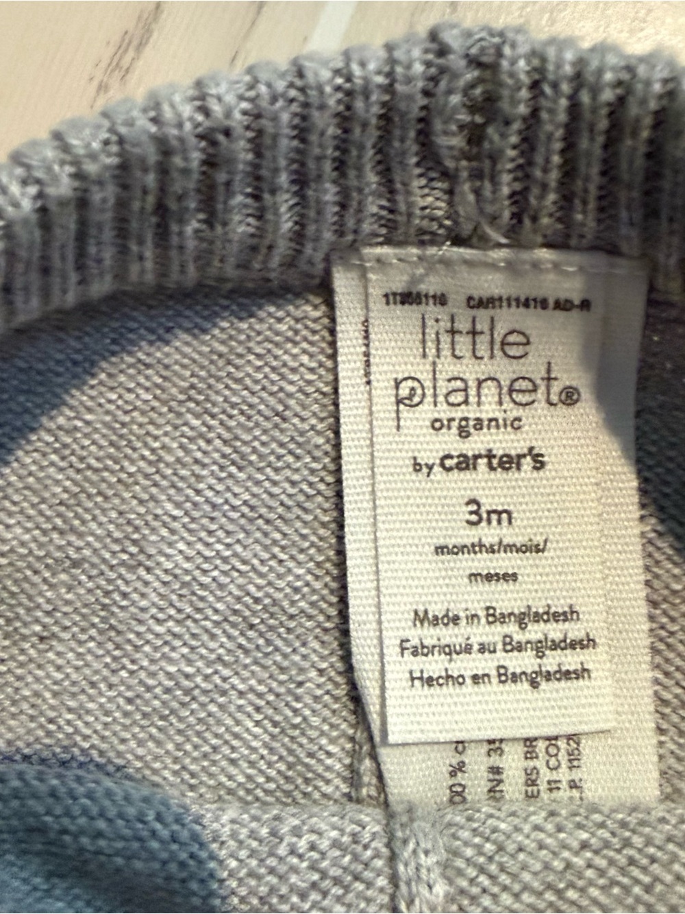 Little Planet‎ by Carter’s Baby 3M Organic Cotton Snowman Sweater Pants Set NWT - Picture 8 of 10